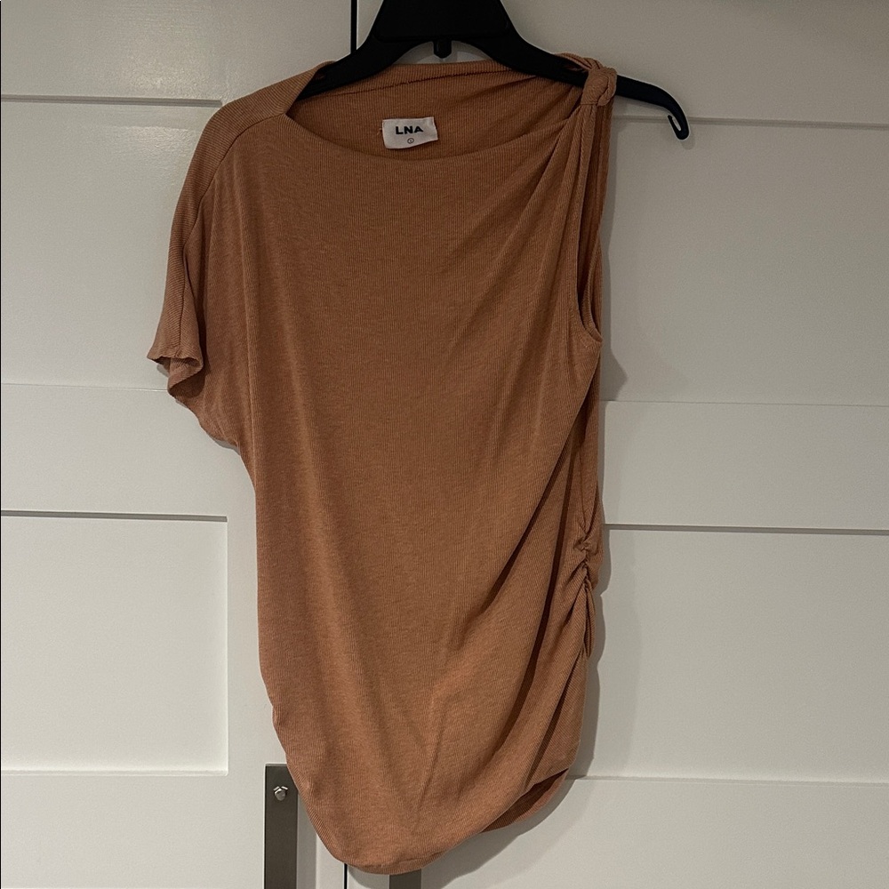 LNA Women's Apricot  Short Sleeve Top